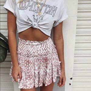 Mauve stretchy skirt